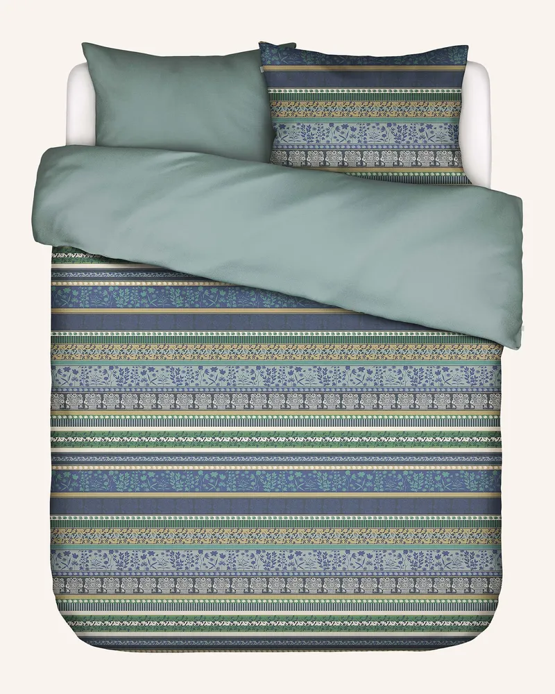 Essenza Bettwäsche Lita Zum Wenden gruen Petrol