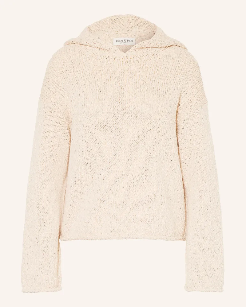 Marc O'Polo Strick-Hoodie beige Ecru