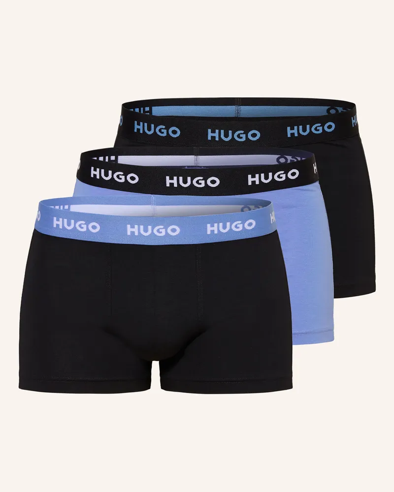 HUGO BOSS 3er-Pack Boxershorts blau Blau