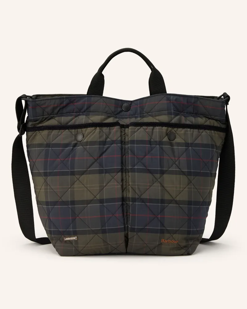Barbour Shopper Tartan gruen Dunkelgrün
