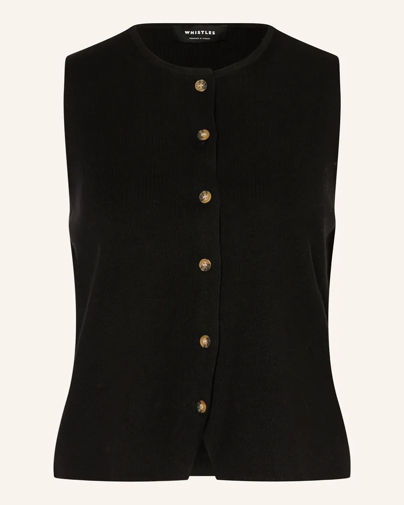 Whistles Strickjacke LUCY Schwarz