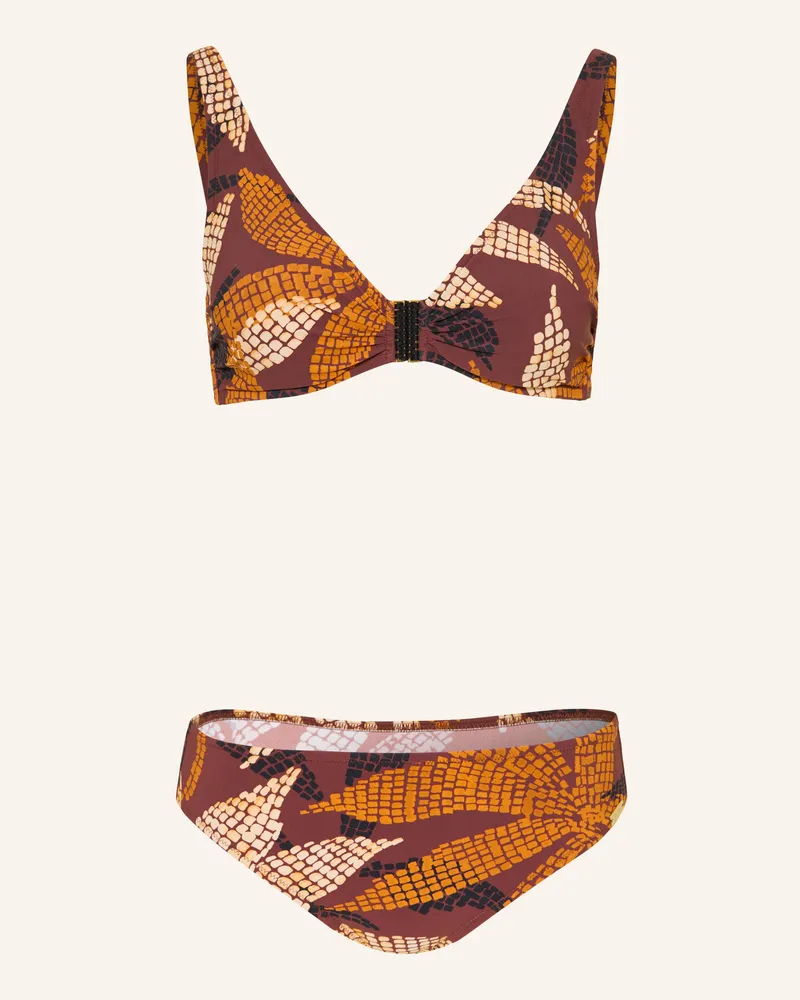 Charmline Bustier-Bikini Golden Dusk braun Braun