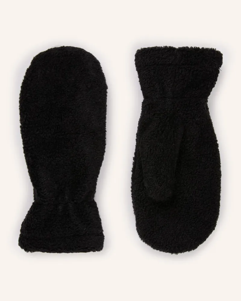 Loevenich Teddyfell-Fäustlinge schwarz Schwarz