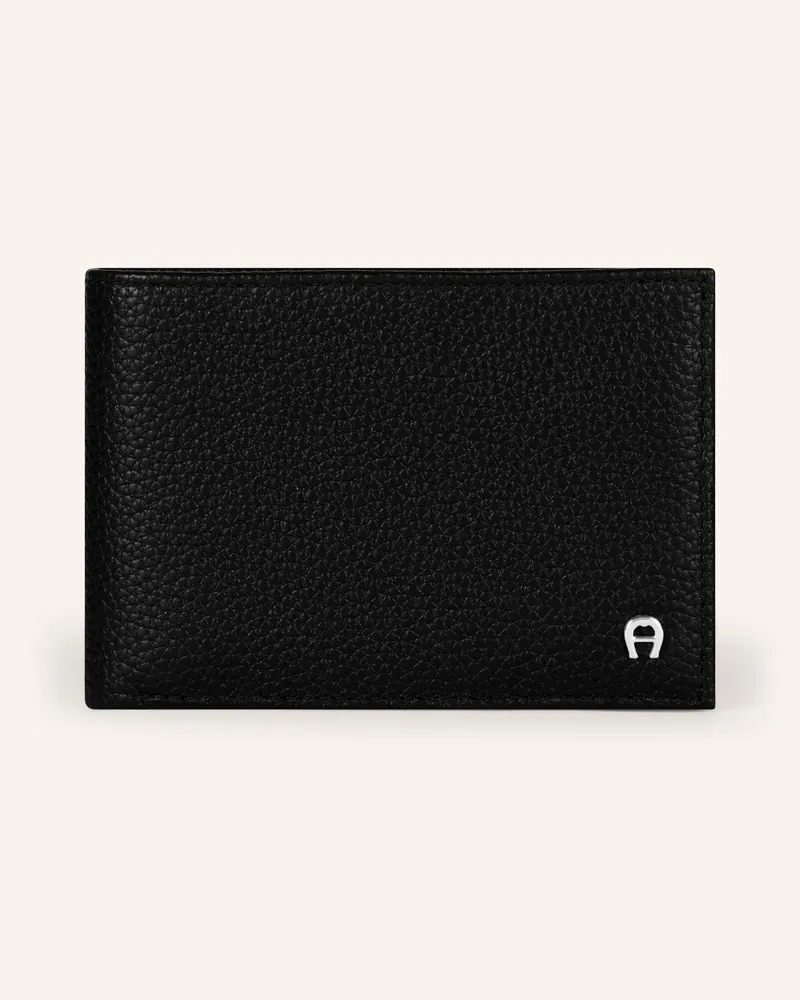 Aigner Geldbörse Mica schwarz Schwarz