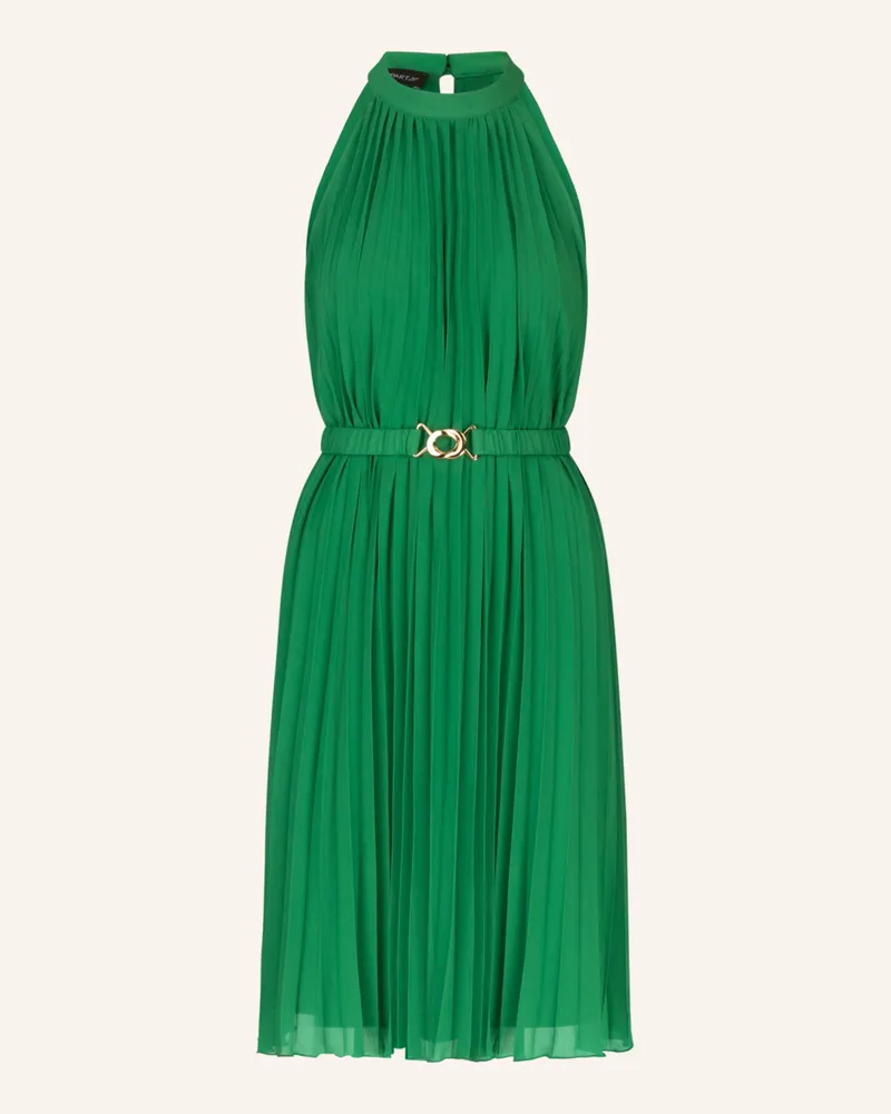 Apart kurzes Plisseekleid Grün