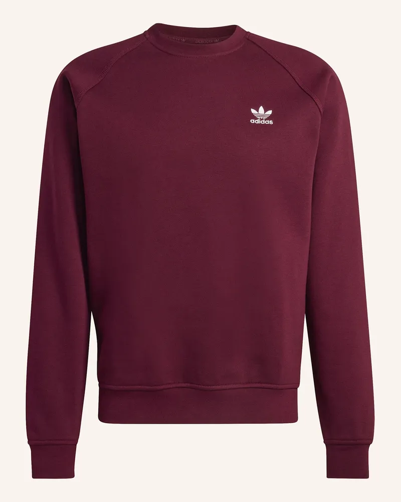 adidas ESSENTIAL REGULAR FLEECE CREWNECK SWEATSHIRT Rot