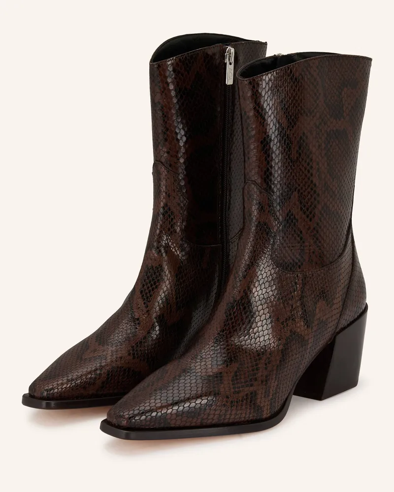 Attilio Giusti Leombruni Cowboy Boots ABIGAIL Dunkelbraun