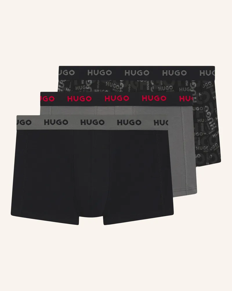 HUGO BOSS Boxershort TRUNK TRIPLET DESIGN Weiss