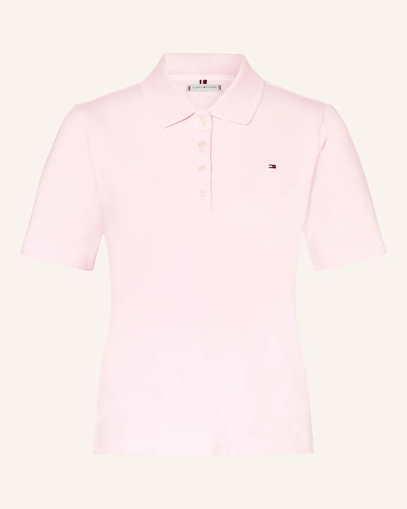 Tommy Hilfiger Piqué-Poloshirt Hellrosa