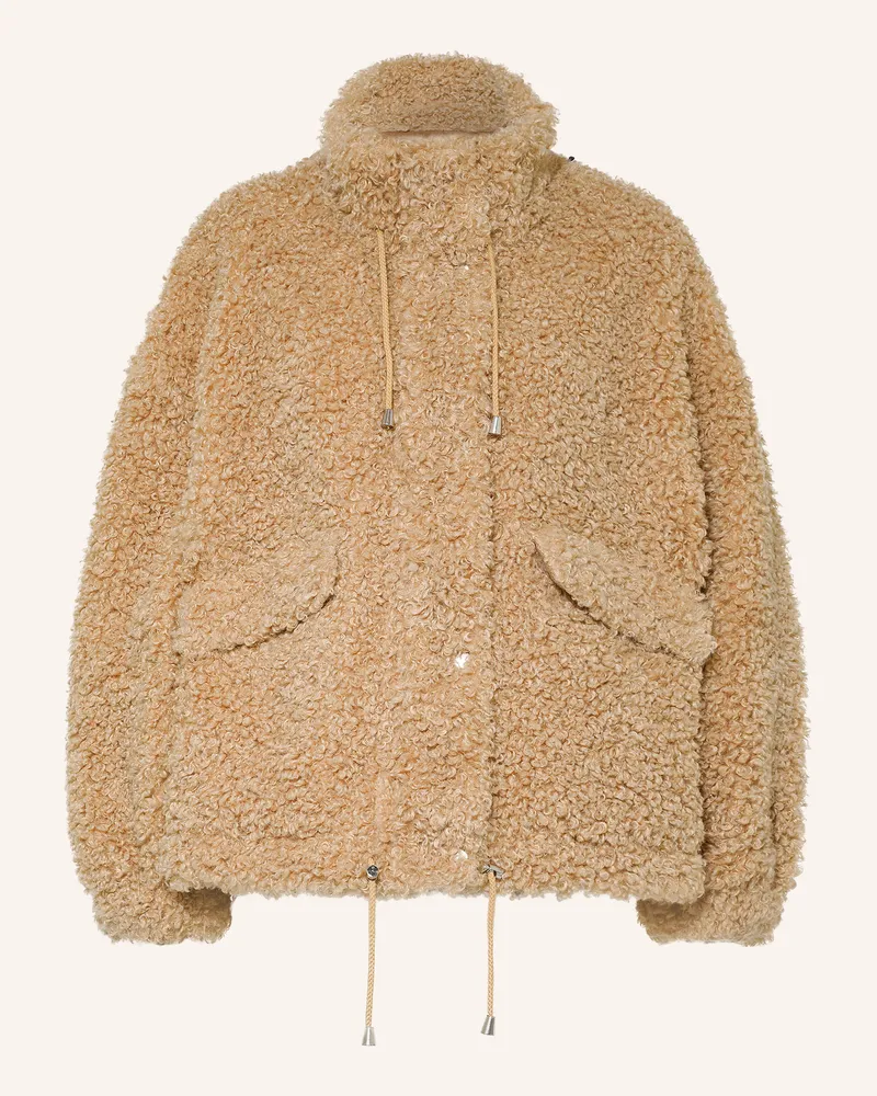 ba&sh Teddyfell-Jacke Sonjo beige Beige