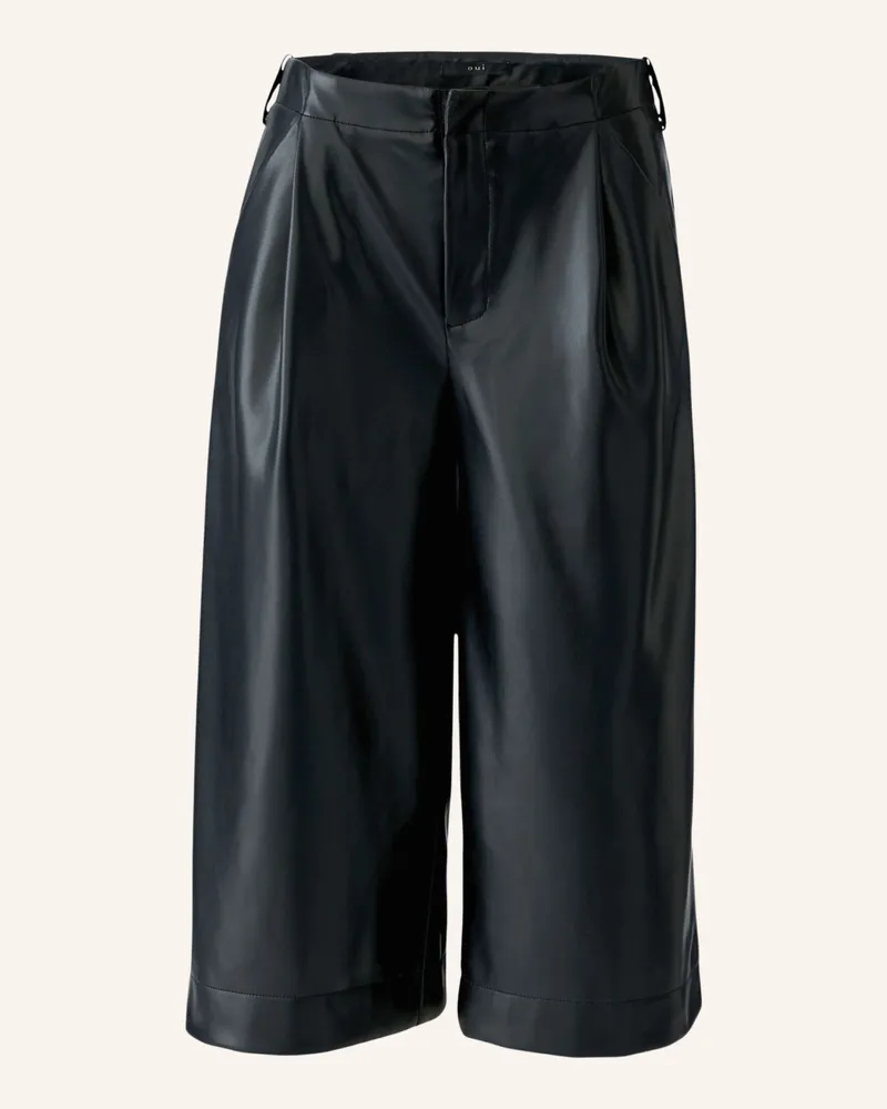 Oui  Lederhose schwarz Schwarz