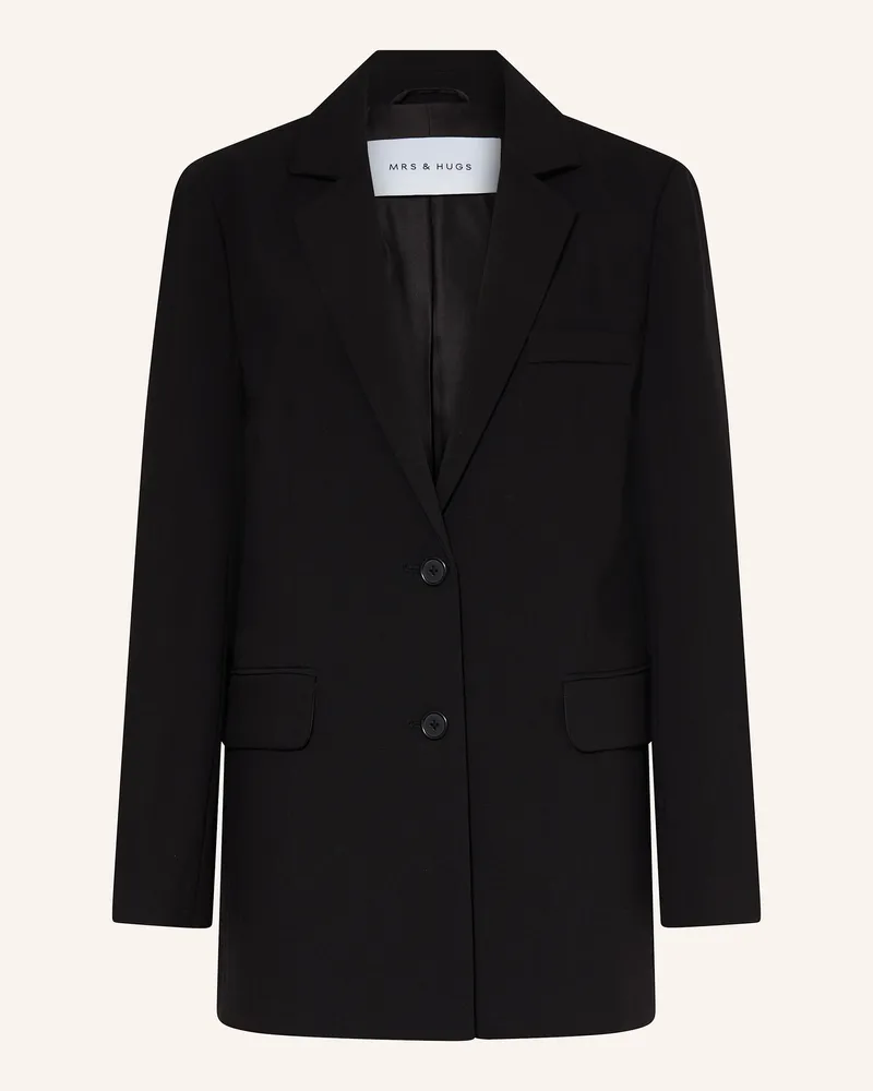 Mrs & HUGS Longblazer Schwarz