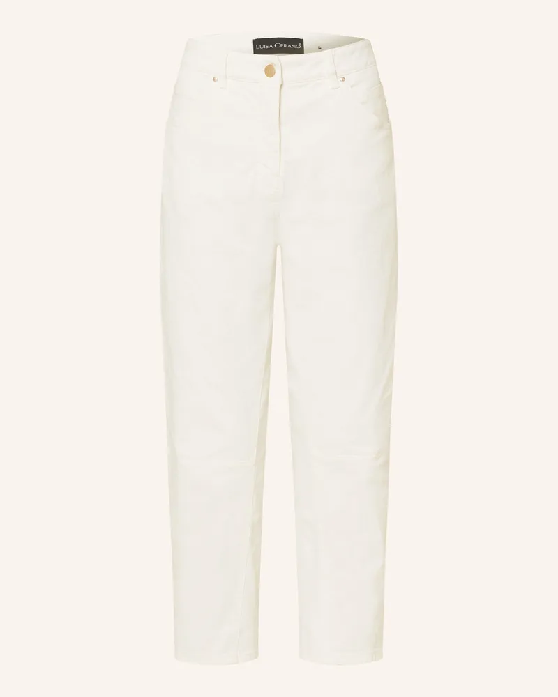 Luisa Cerano 7/8-Jeans Weiss