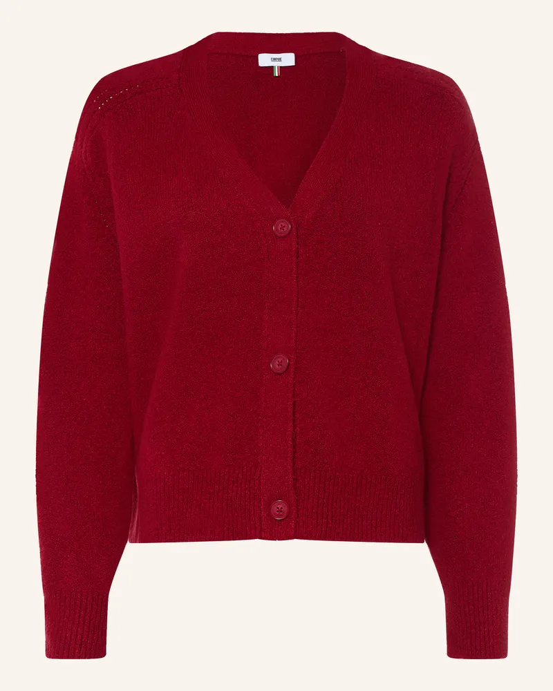 cinque Strickjacke Civivi rot Dunkelrot