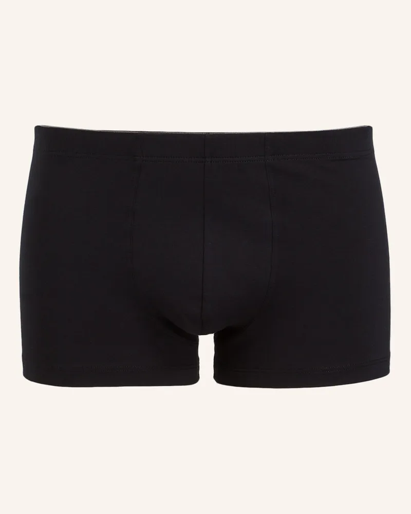 Hanro Boxershorts Cotton Superior schwarz Schwarz