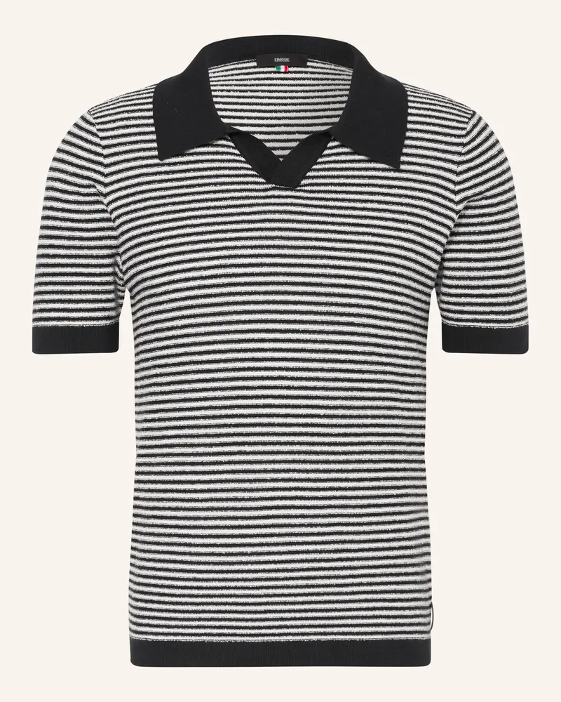 cinque Strick-Poloshirt Ciriano blau Dunkelblau