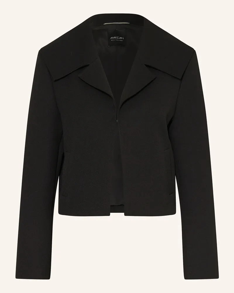 Marc Cain Kastenjacke schwarz Schwarz
