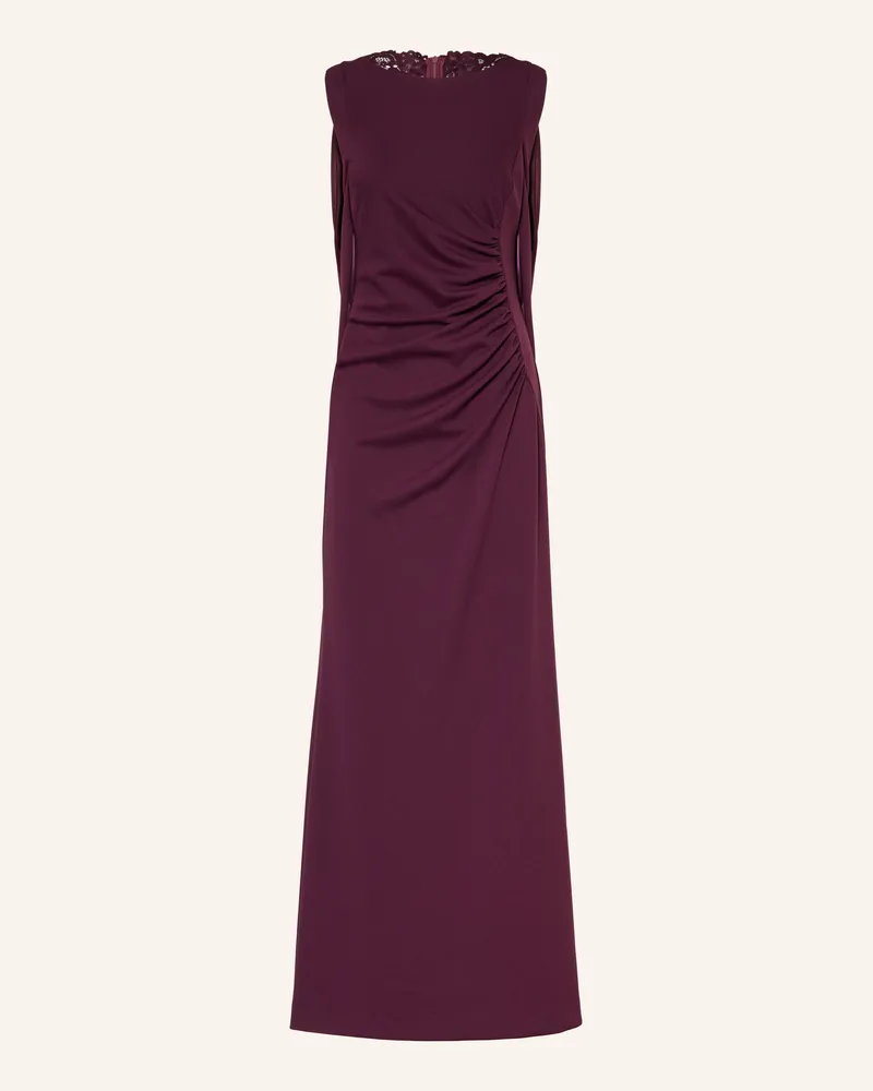 Vera Mont Abendkleid Mit Spitze rot Dunkelrot