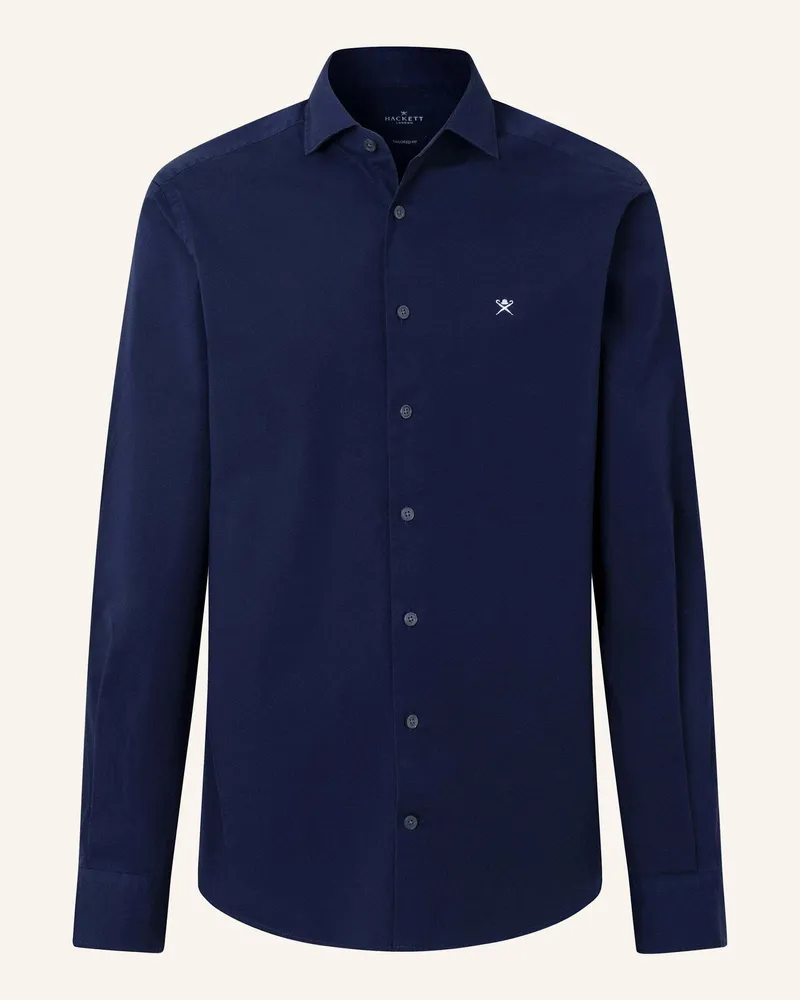Hackett Freizeithemd Ess Stretch Pop blau Blau