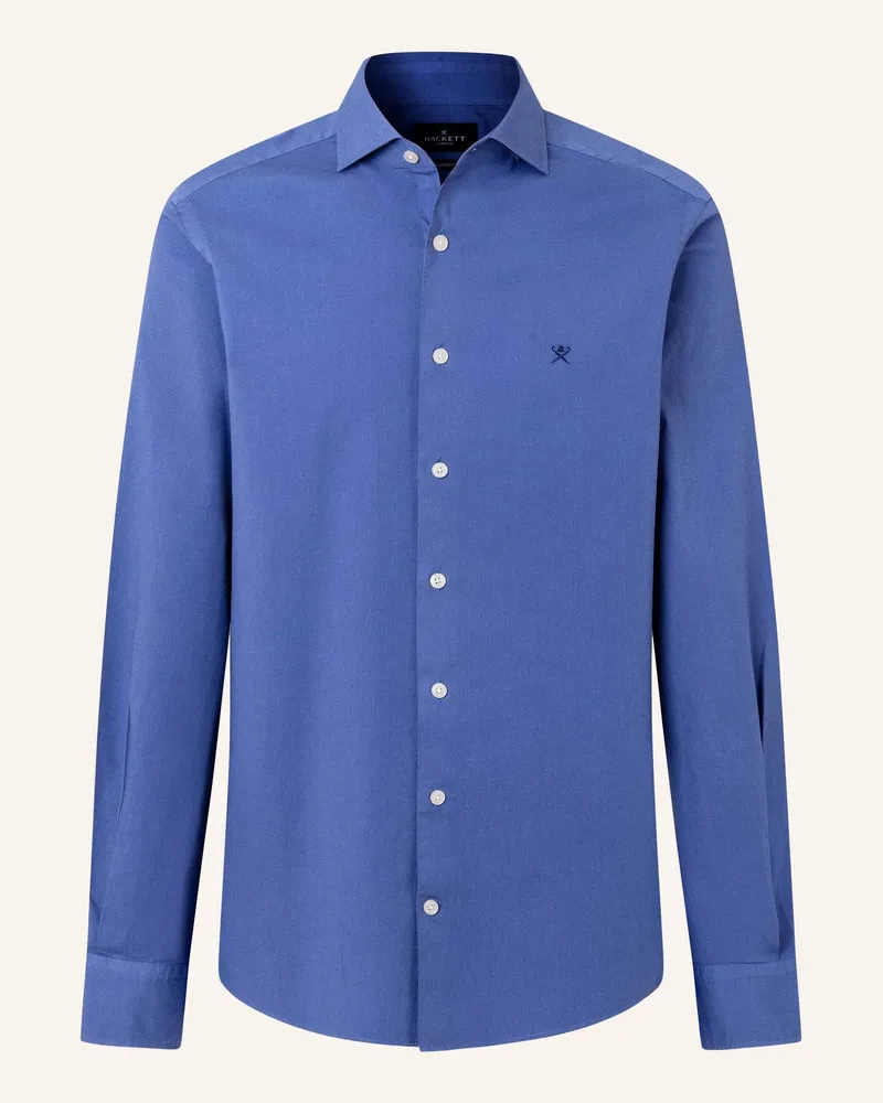 Hackett Freizeithemd Ess Stretch Pop blau Blau
