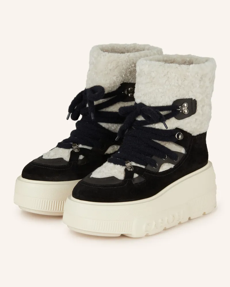 Casadei Plateau-Boots NEXUS Schwarz