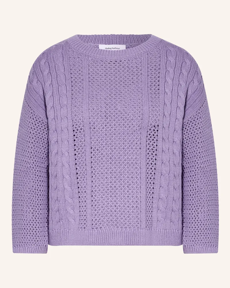 Darling Harbour Pullover mit 3/4-Arm Helllila