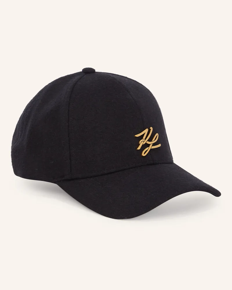 Karl Lagerfeld K/AUTOGRAPH WOOL CAP Schwarz