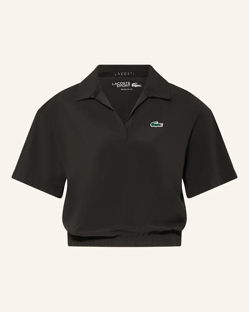 Lacoste Funktions-Poloshirt Schwarz