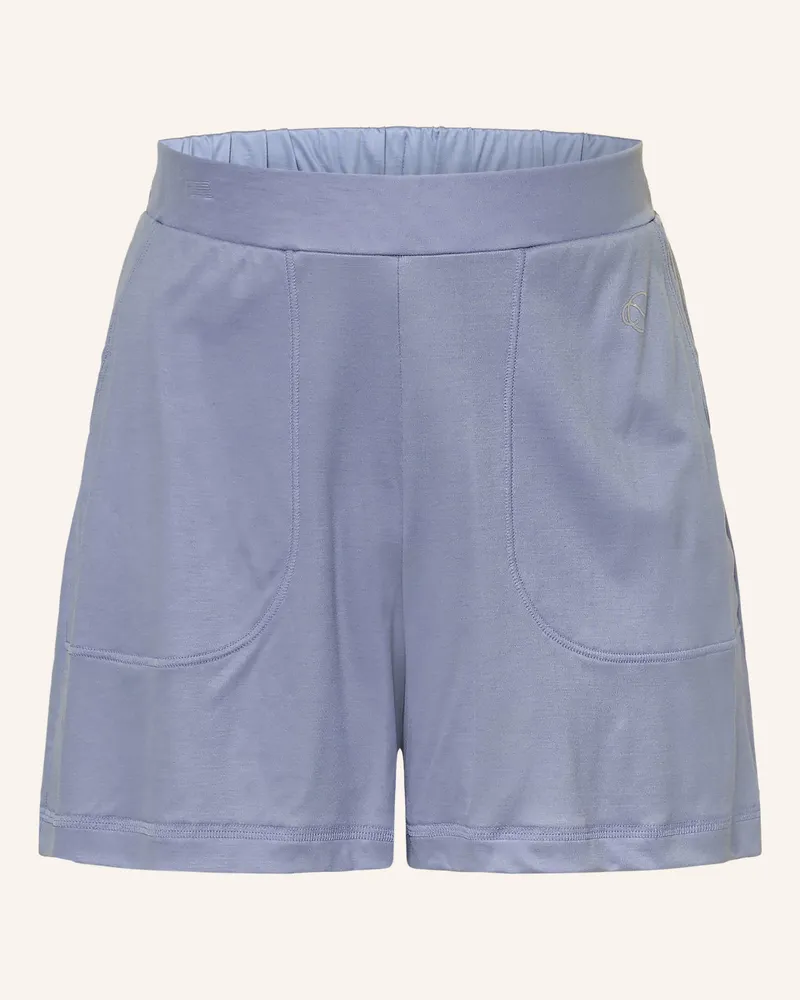 Calida Schlafshorts Dsw Cooling blau Blaugrau