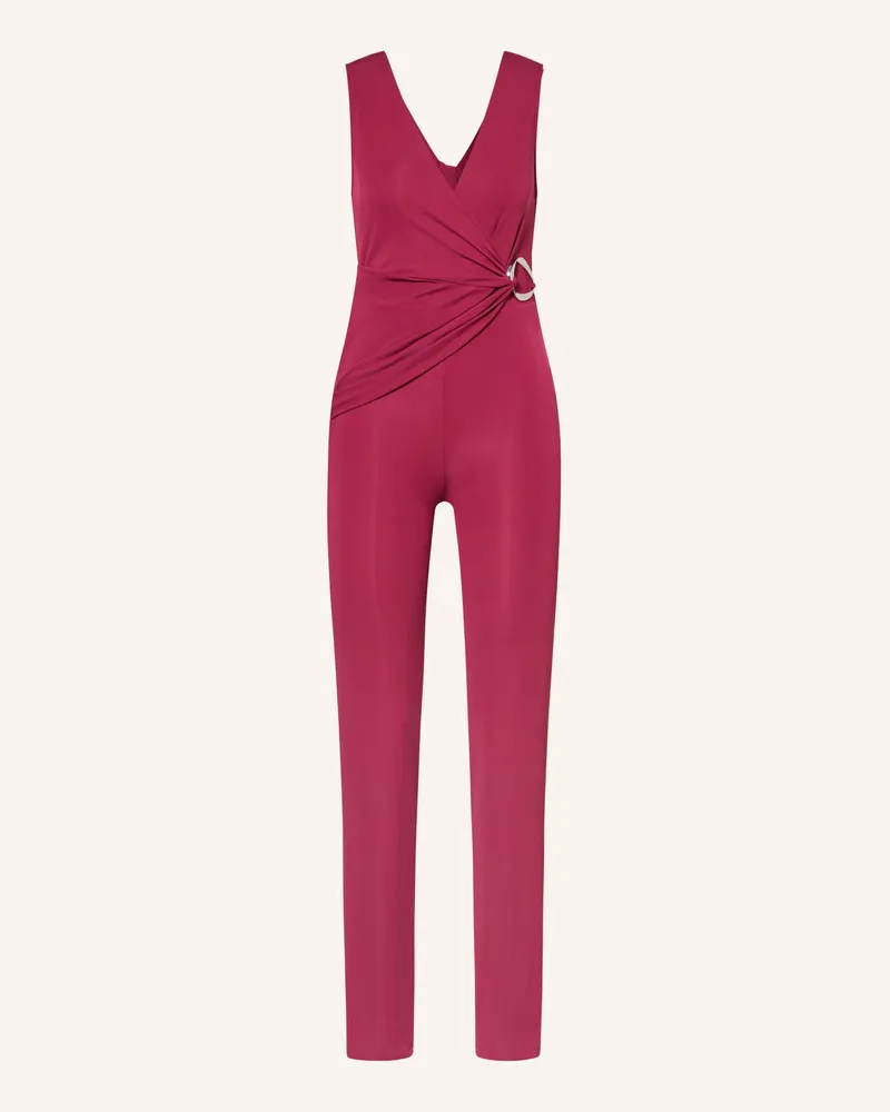 Patrizia Pepe Jumpsuit Aus Jersey rot Dunkelrot