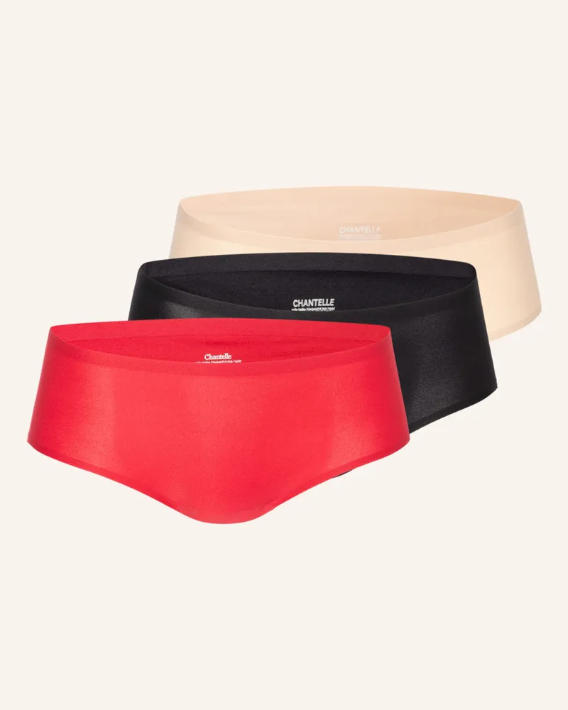 Chantelle 3er-Pack Slips SOFTSTRETCH Schwarz