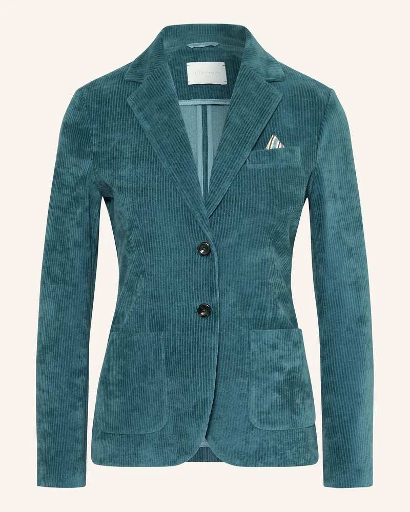 CIRCOLO 1901 Cordblazer gruen Petrol