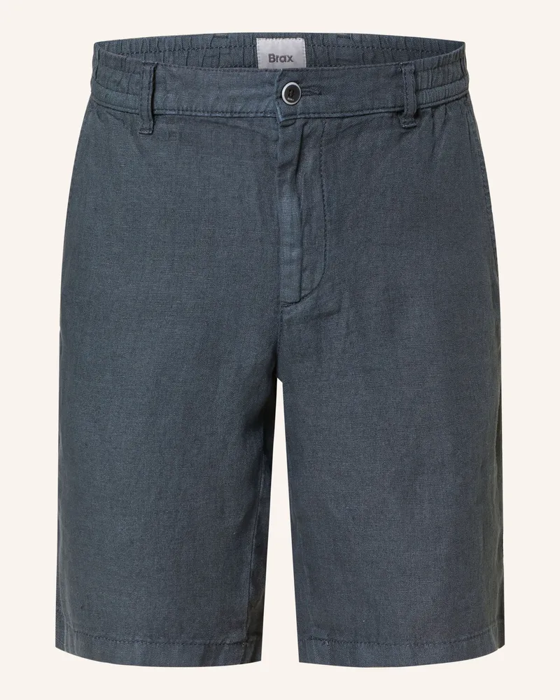 Brax Leinenshorts blau Dunkelblau