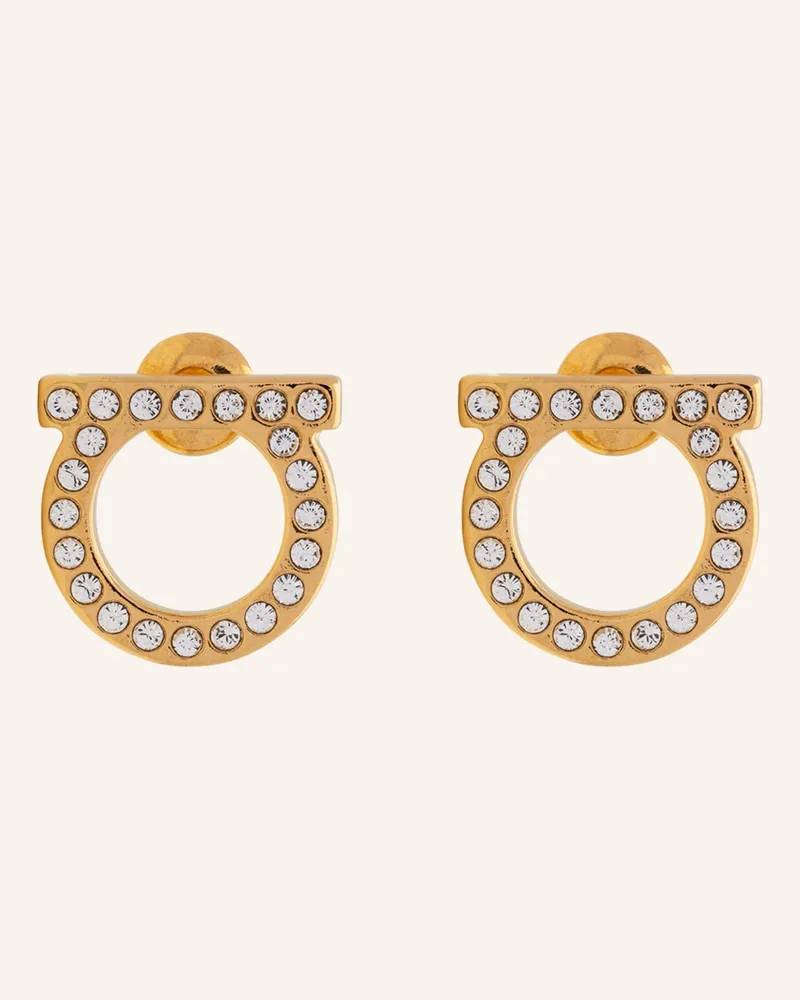 Ferragamo Ohrstecker GANCIO Weiss