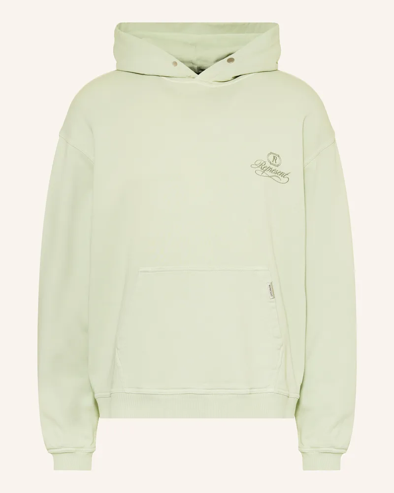 REPRESENT Hoodie Hellgrün