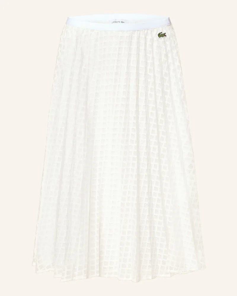 Lacoste Faltenrock Weiss
