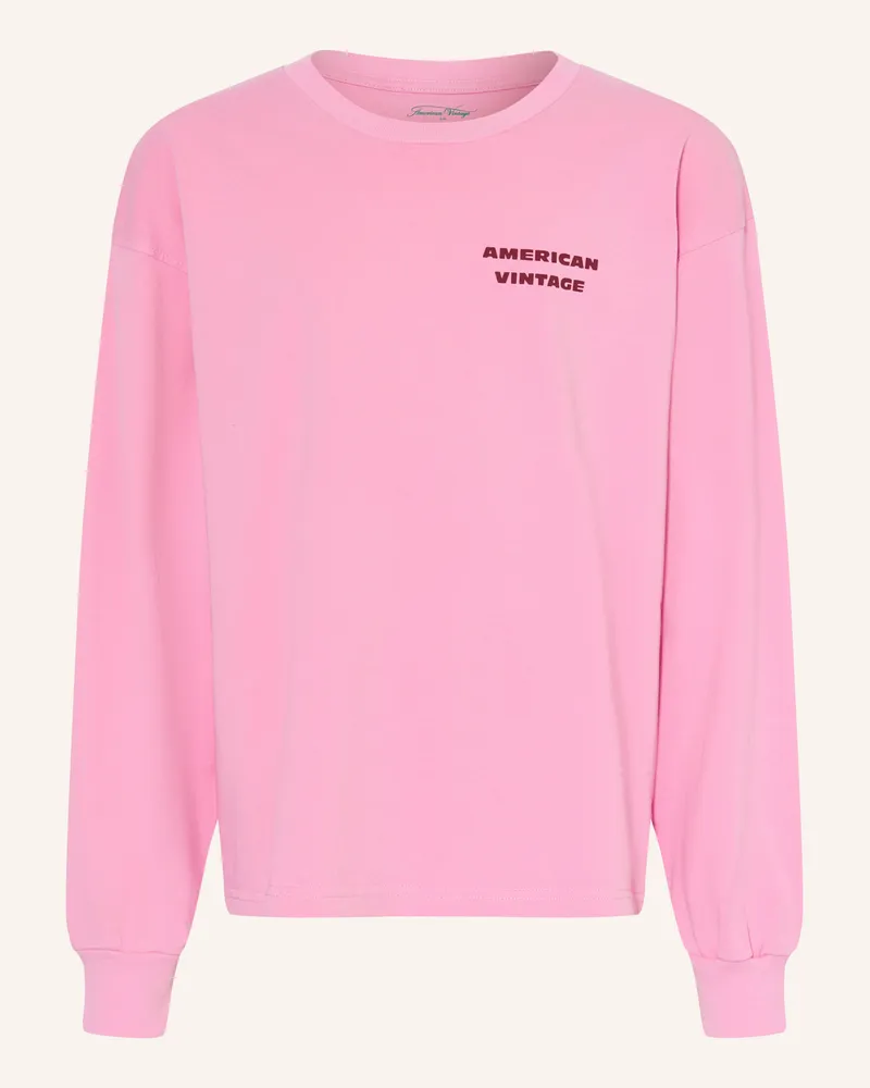 American Vintage Longsleeve pink Pink