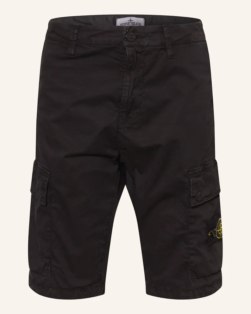 Stone Island Cargoshorts Schwarz