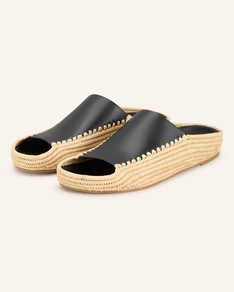 Paloma Barceló Pantoletten LEO Schwarz