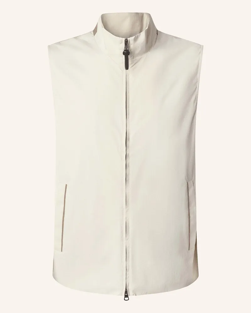 Hackett Gilet HYBRID KNIT GILET Beige