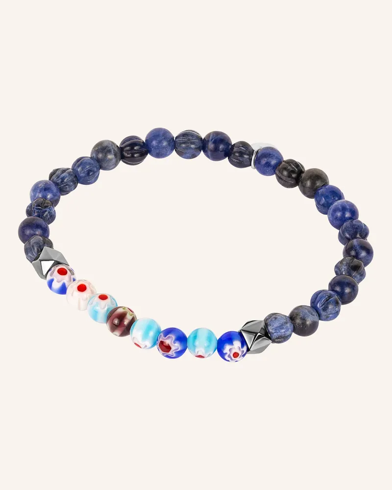 Tateossian Armband Millefiori Semi-Precious blau Blau