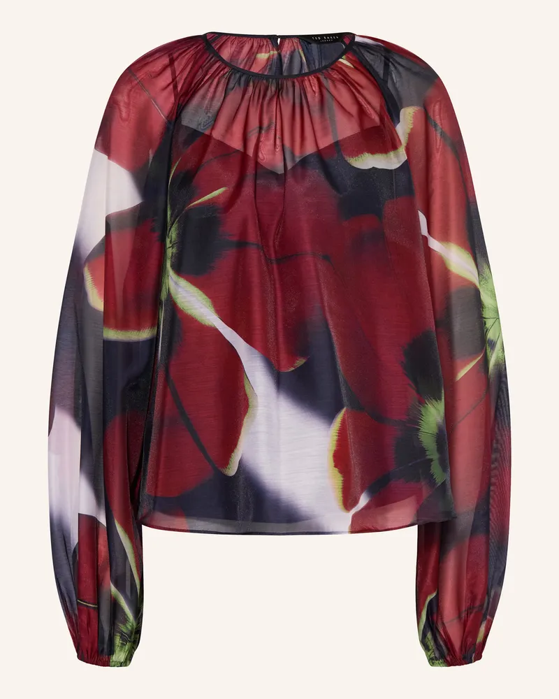 Ted Baker Blusenshirt Elaia blau Dunkelrot