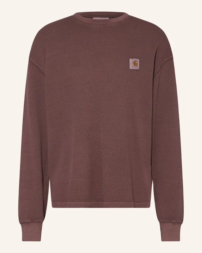 Carhartt WIP Longsleeve VISTA Dunkelbraun