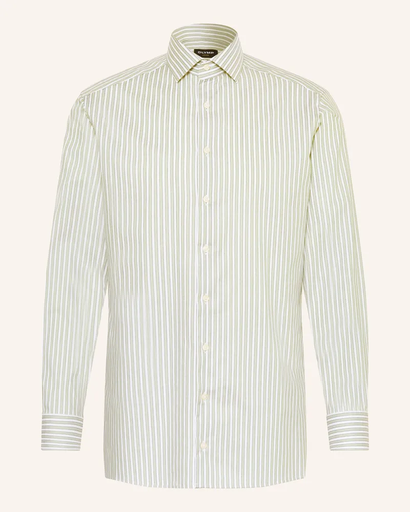 Olymp Hemd Luxor Modern Fit gruen Weiss