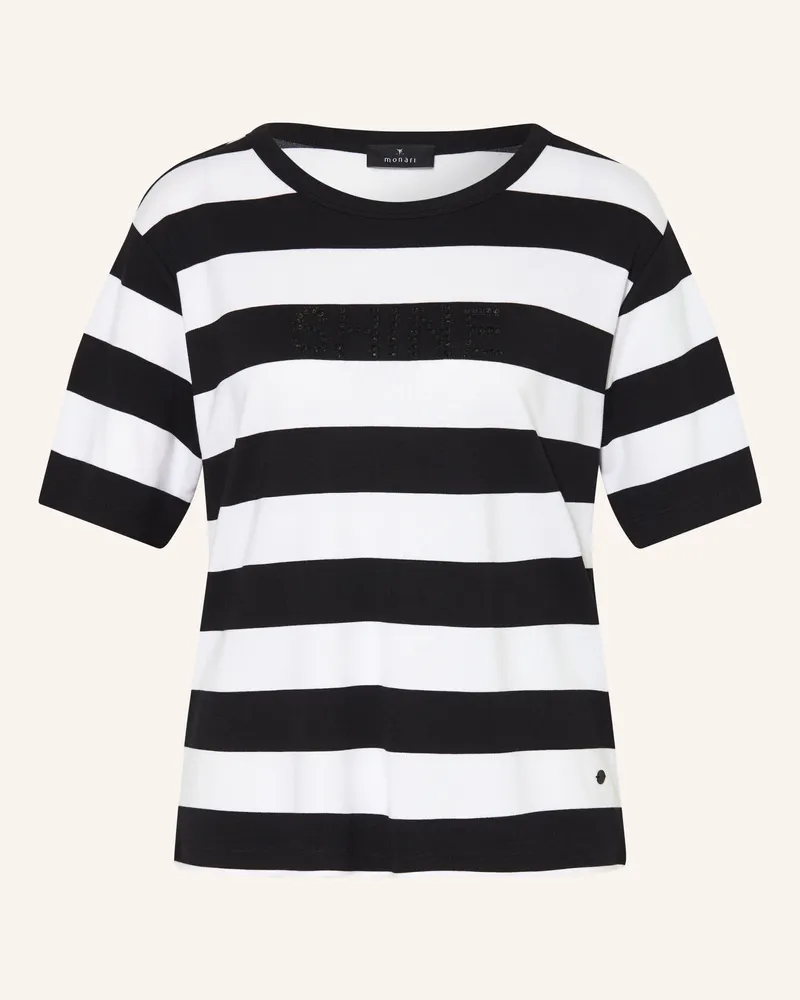 monari T-Shirt Mit Schmucksteinen schwarz Schwarz