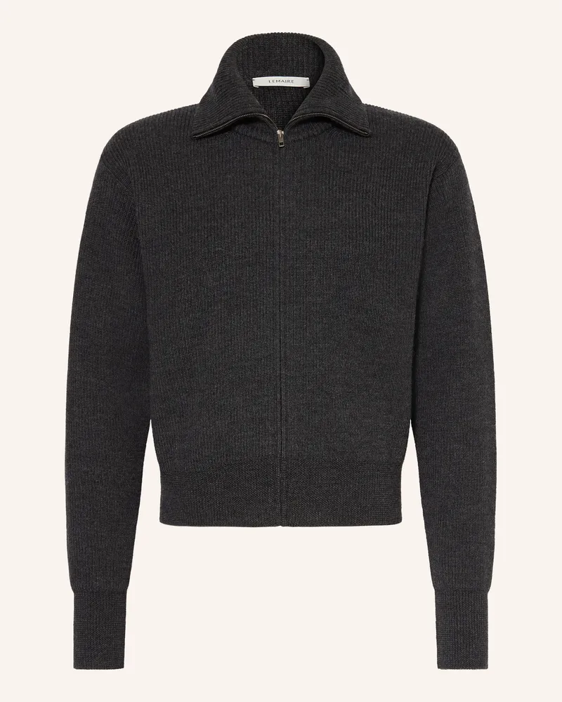 Christophe Lemaire Strickjacke grau Dunkelgrau