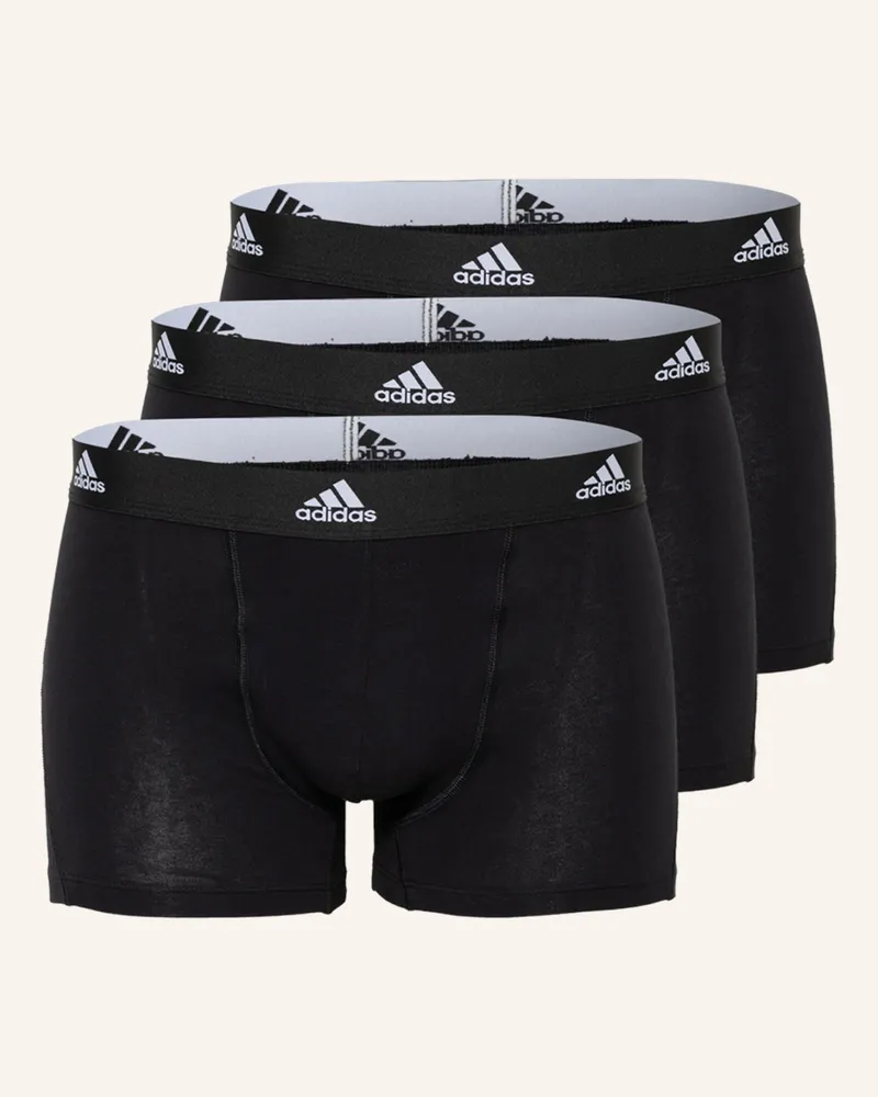 adidas 3er-Pack Boxershorts ACTIVE FLEX COTTON Schwarz
