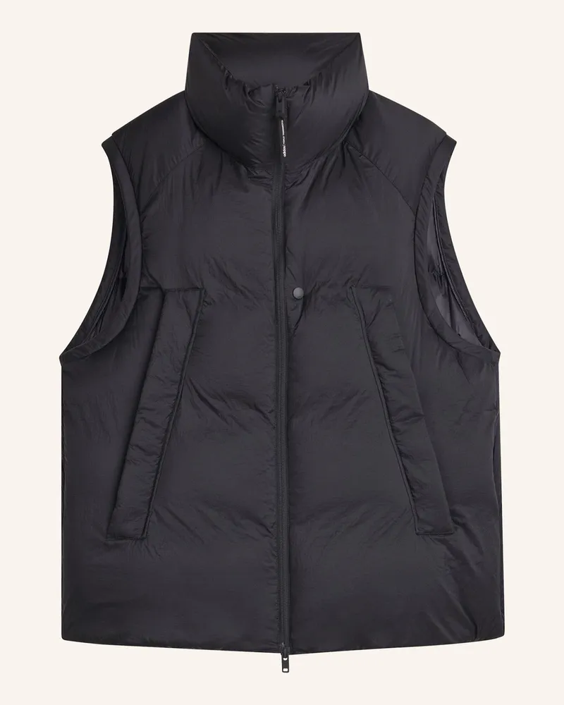Y-3 Y-3 Puffer Daunenweste schwarz Schwarz