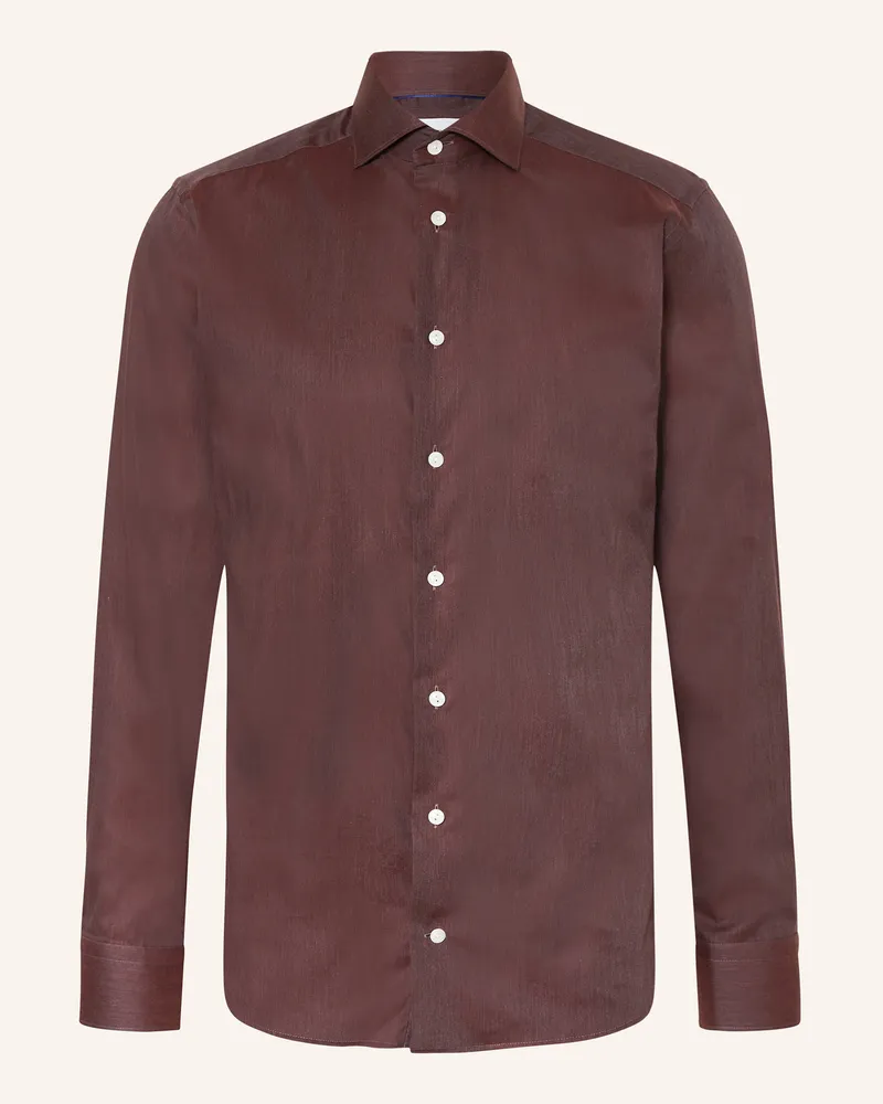 Eton Hemd Slim Fit Dunkelrot