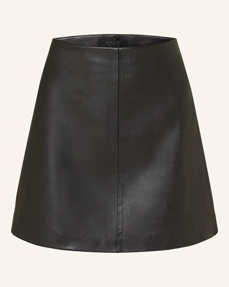 AllSaints Lederrock Renai schwarz Schwarz